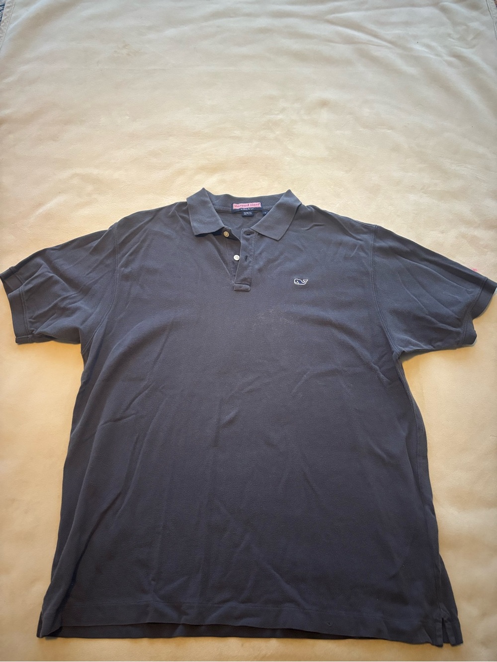 Vineyard Vines Men’s Dark Navy Polo with Whale Logo